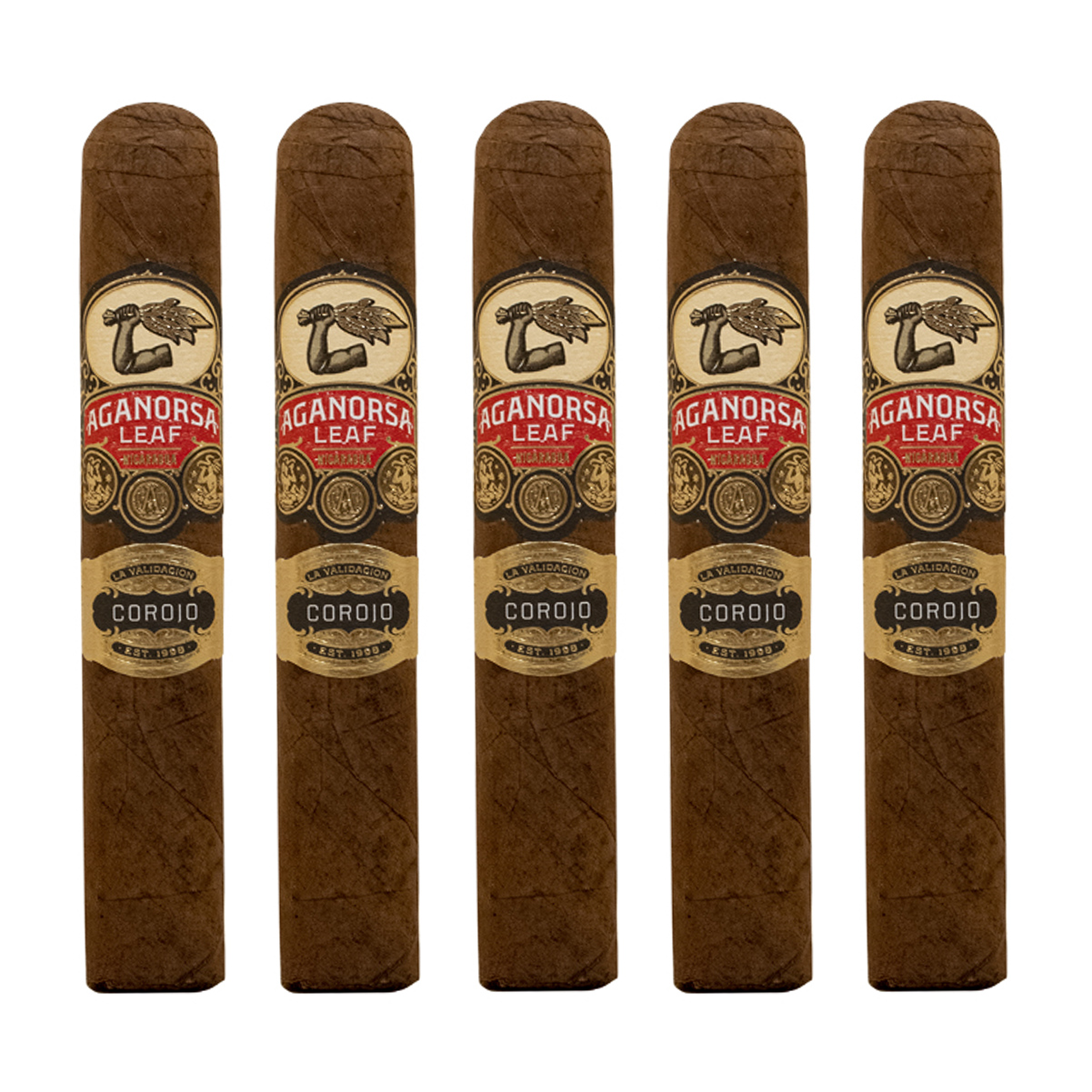 Aganorsa Leaf La Validacion Corojo Gran Robusto Cigar - 5 Pack